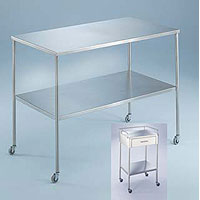 Stainless Steel Instrument & Back Tables